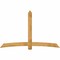Ekena Millwork Bellingham Rough Sawn Timber Gable Bracket, Western Red Cedar, 96"W x 60"H x 4"D x 6"F, 15/12 Pitch GBW096X60X0406BEL00RWR - alternate 1